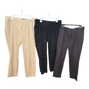 BUNDLE Old Navy LOT of 3 Women's Size 16 Pixie Mid Rise Pants